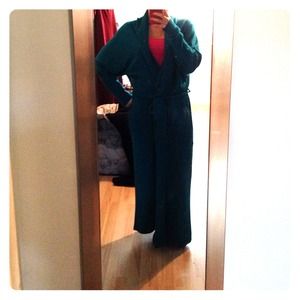 Teal bathrobe
