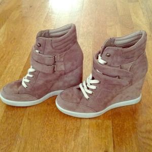 🌟REDUCED🌟Taupe Sneaker Wedges