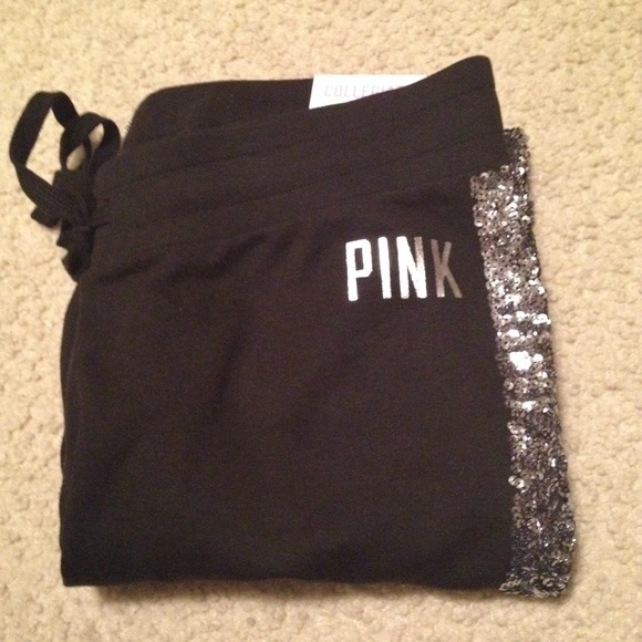 Victoria's Secret bling collegiate pants!