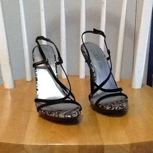Colin Stuart shoes black and silver
