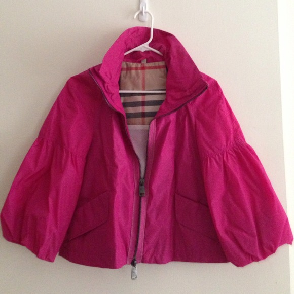 Burberry short rain jacket