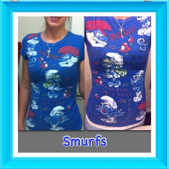 Smurf tshirt