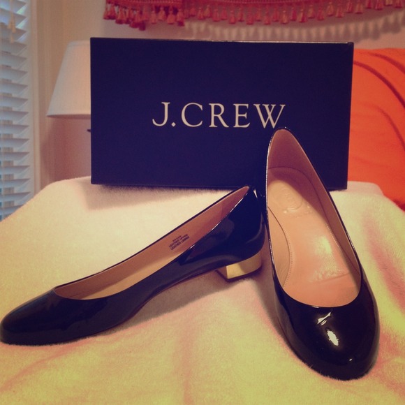 J. Crew Janet patent flats