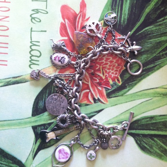 Authentic Lucky Brand Hawaiian Charm Bracelet