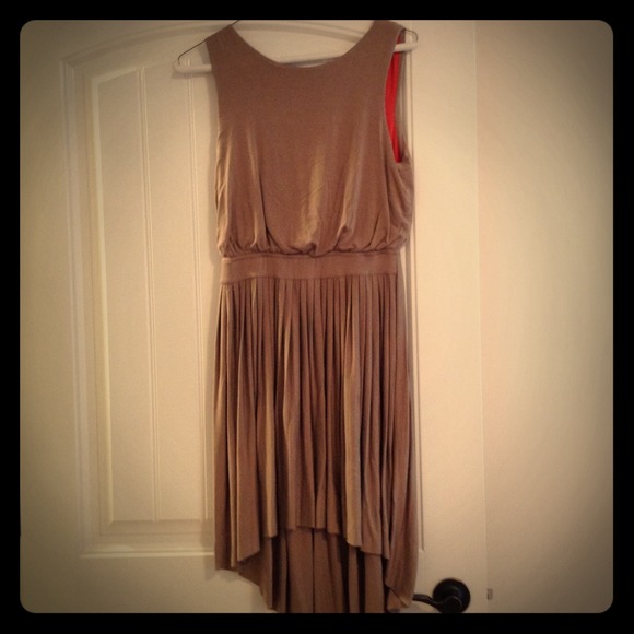 Esley high low dress with low back