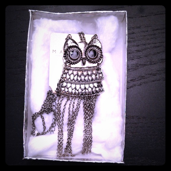 🚫threw away🚫Vintage owl necklace