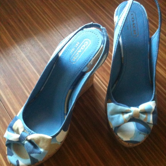 REDUCED! Authentic Coach sandals