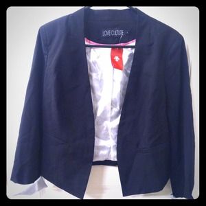 ‼️SOLD‼️Black tailored blazer with white lining
