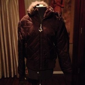 SOLD!!🚫🚫Choc Brown baby phat winter coat