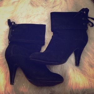 💰SALE💰 Black Suede Booties