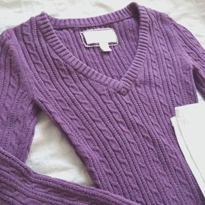 Purple Sweater