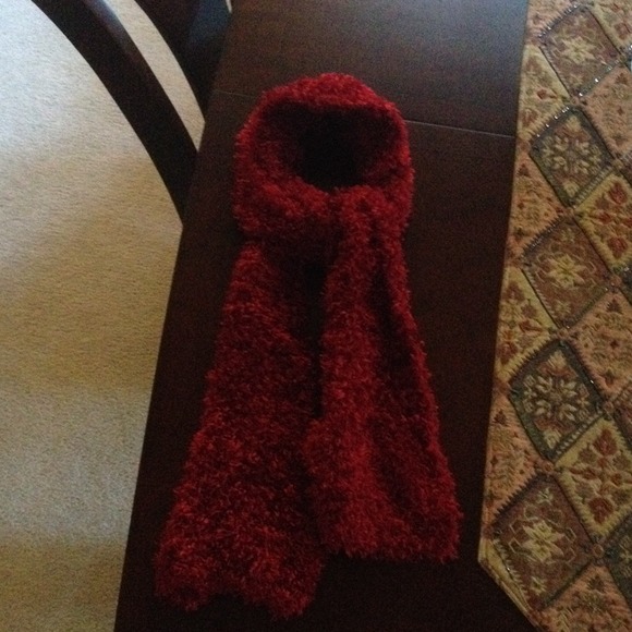 Beautiful Deep Red Scarf