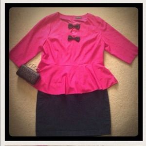 Hotpink Peplum top only