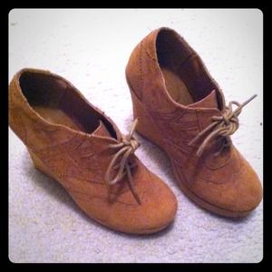 Forever 21 wedge booties