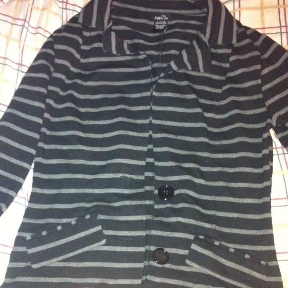 Striped blazer