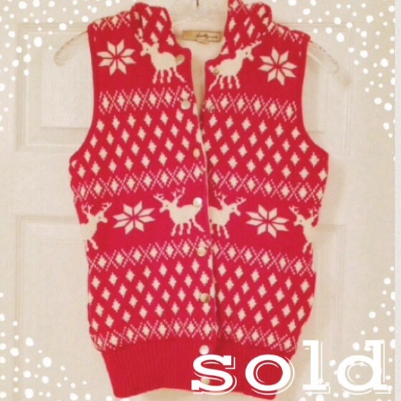 ❌SOLD in bundle❌ fair isle vest