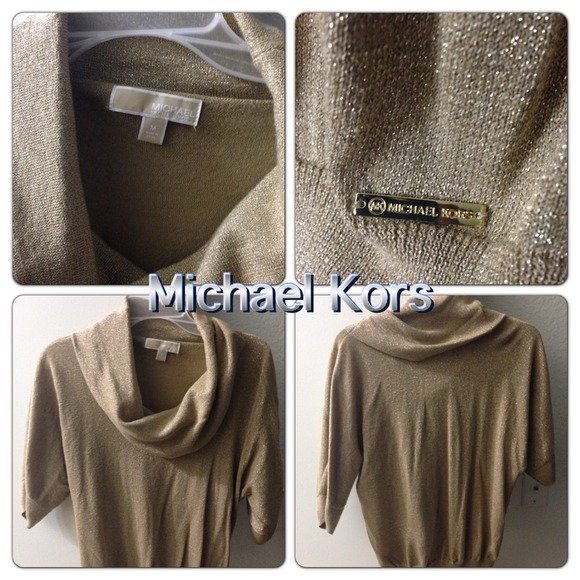 SOLD Michael Kors Scowl Neck Top