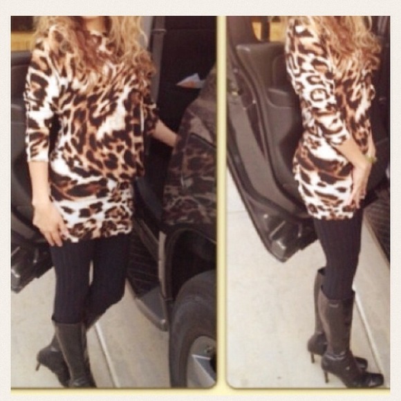 cameo Dresses & Skirts - 💖Host Pick💖Animal print dress/top w wing