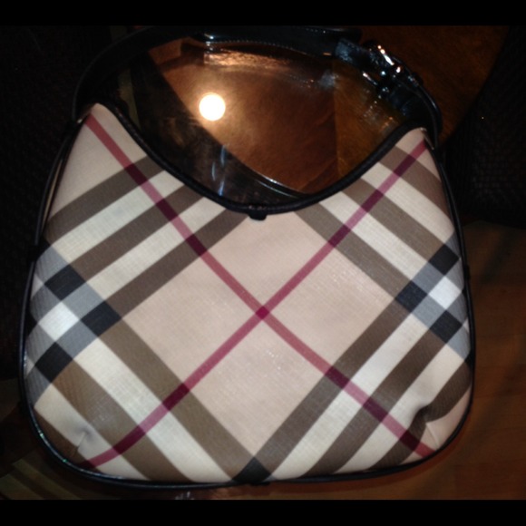 AUTENTIC BURBERRY NOVA CHECK Hobo Bag
