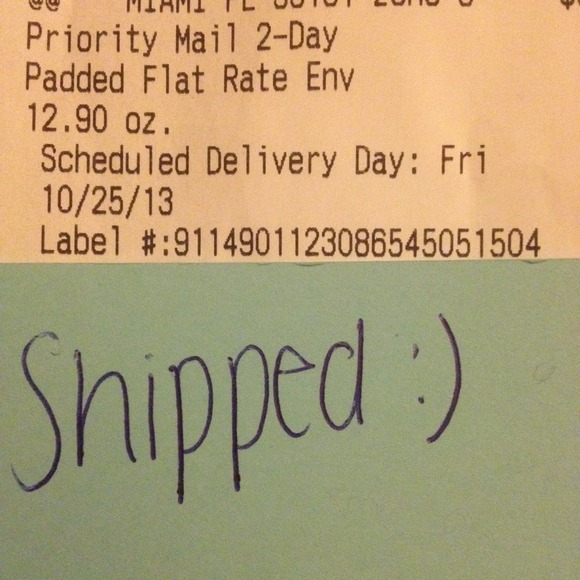 Shipped!