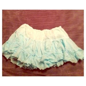Sky blue A&F skirt