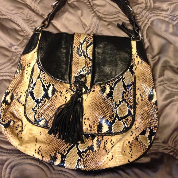 Big Buddha snake print purse
