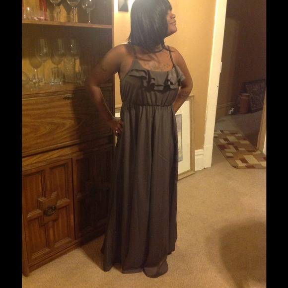 Brand New! Grey maxi dress