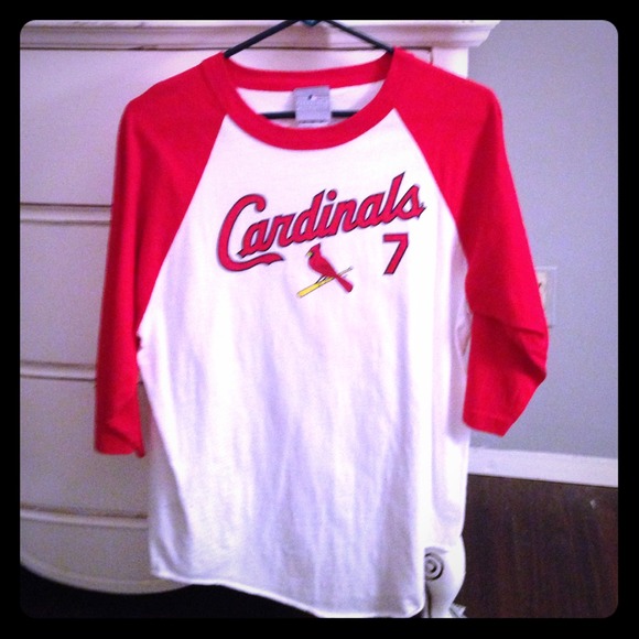 St. Louis Cardinals 3/4 baseball tee & VS Sm. Top