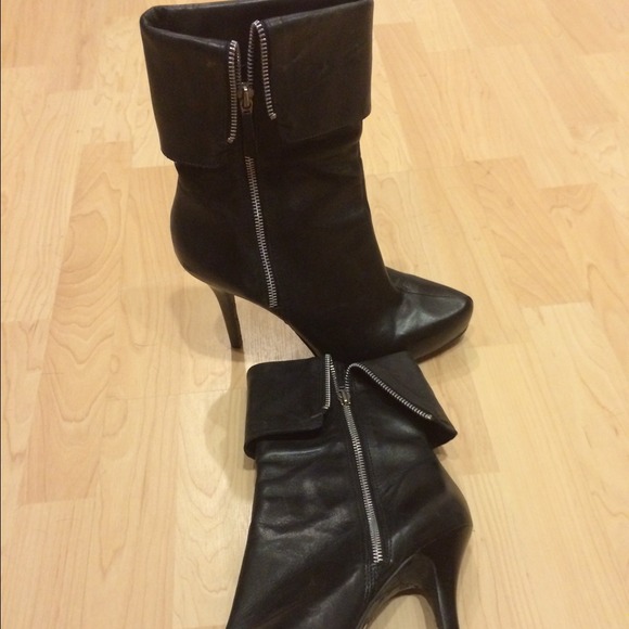 Boutique Black Stiletto zip boots - Picture 2 of 4