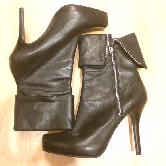 Boutique Black Stiletto zip boots - Picture 4 of 4