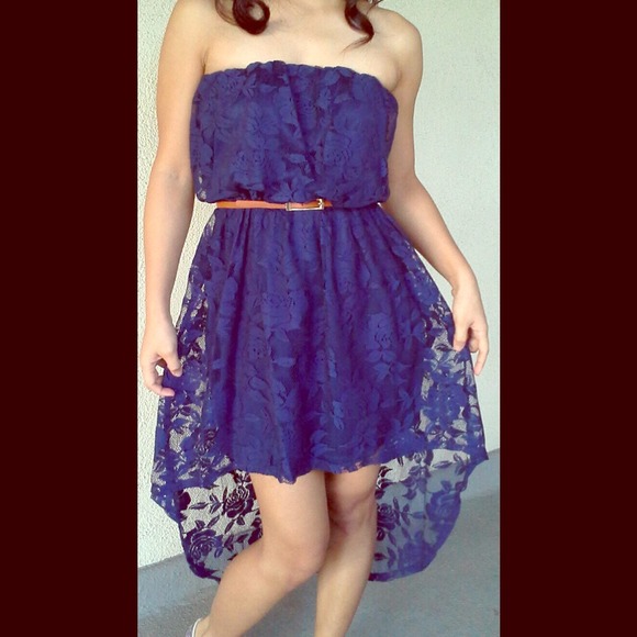 Blue Tube Dress by My Michelle