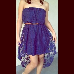 Blue Tube Dress by My Michelle