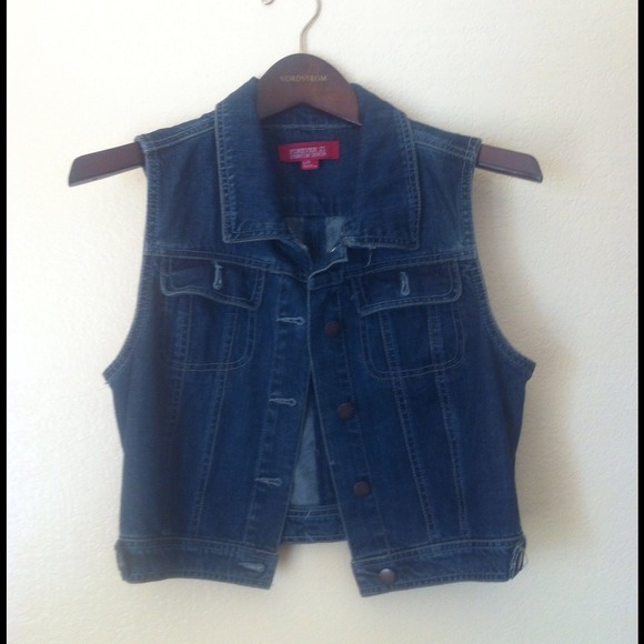 F21 Denim Vest