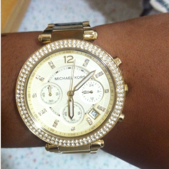 Michael Kors Gold Watch !!! ✨ Fresh Band ✨