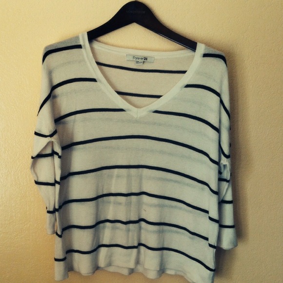 Oversized Striped Top