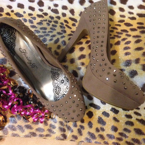 Studded heels