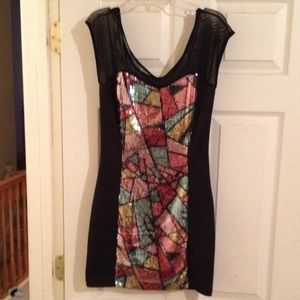 Flashy dress!