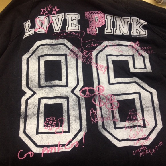 Small Victoria secret zip up hoodie!