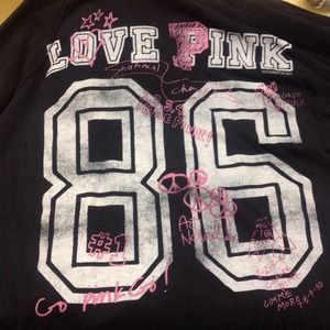 Small Victoria secret zip up hoodie!