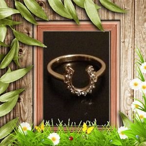 ❤️14kt yellow gold horse shoe ring 💲SOLD💲❤️