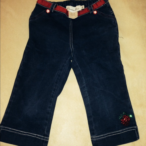 Baby Dior Denim jeans and Jacket