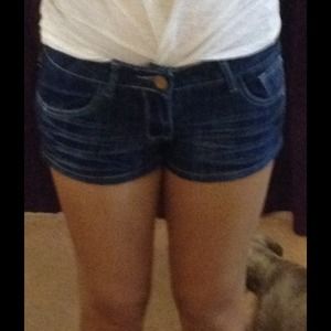 Denim shorts size 3