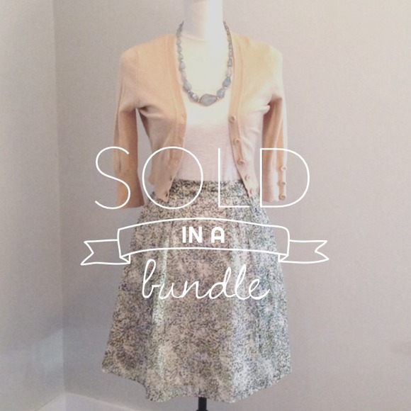 :: SOLD IN BUNDLE :: J. Crew Silk Floral Skirt