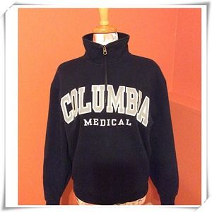 JANSPORT ZIPUP WITH COLLAR IN DARK BLUE