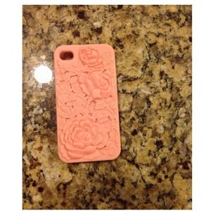 Pink iPhone 4 & 4s case