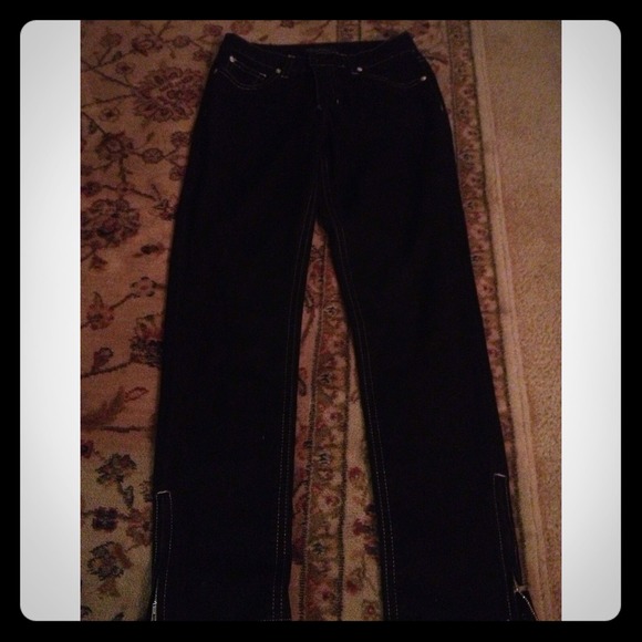 CACHÉ COLLECTION BLK PANTS. ZIPPER ON SIDES; NWOT!