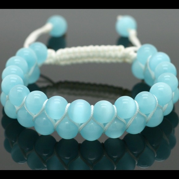 Labelle Jewelry - *LAST ONE* Light Blue Shamballa Style Bracelet