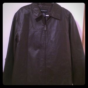 Genuine leather coat