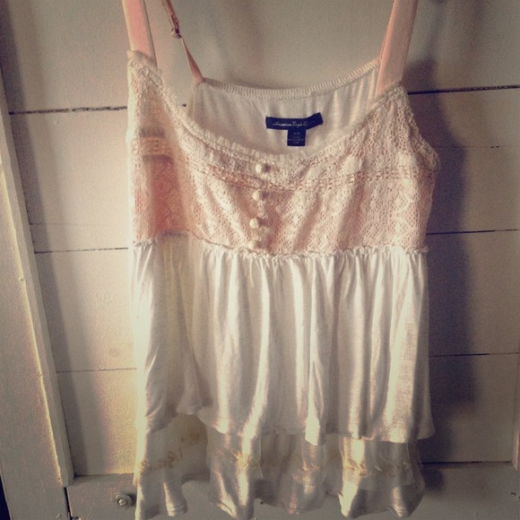 lacy ruffled tank - Picture 1 of 3