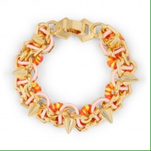 Spiked gold friendship bracelet from c wonder - Picture 1 of 1